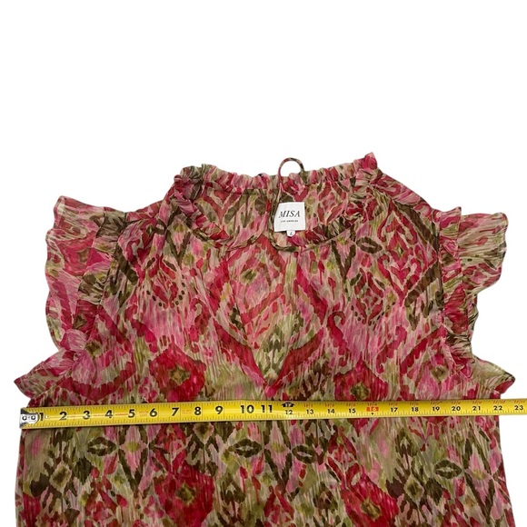 MISA Los Angeles Basia Top Summer Ikat Size:L - Picture 8 of 9
